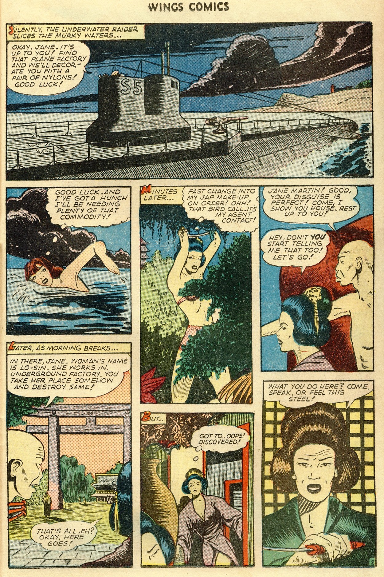 Read online Wings Comics comic -  Issue #59 - 31