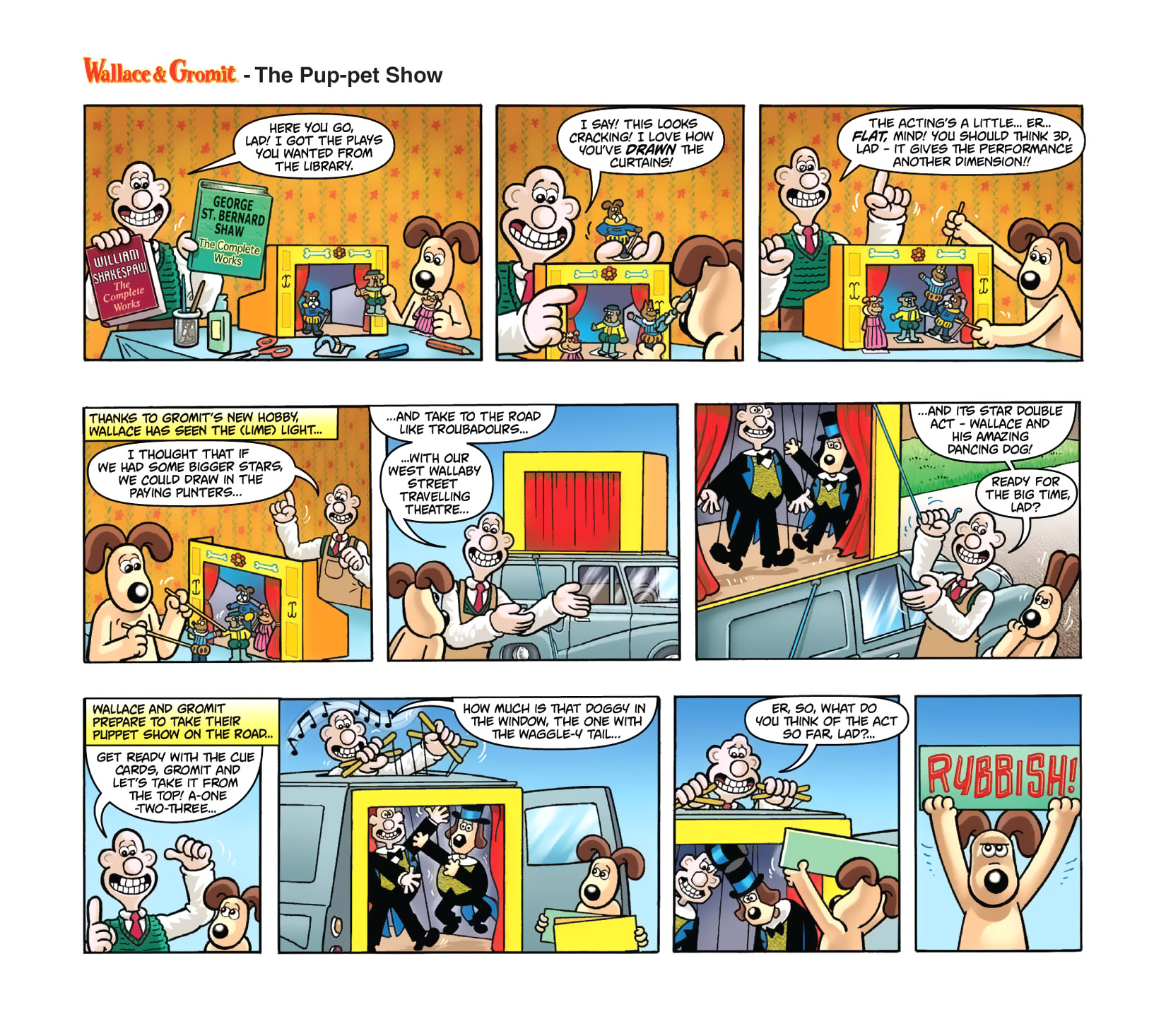 Read online Wallace & Gromit Dailies comic -  Issue #6 - 12