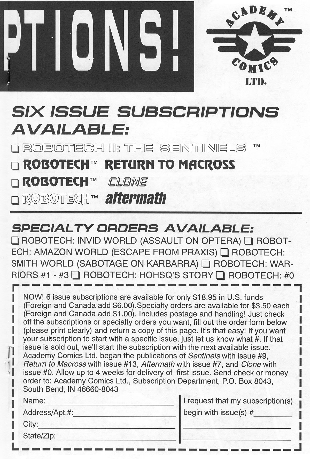 Read online Robotech Clone comic -  Issue #4 - 19