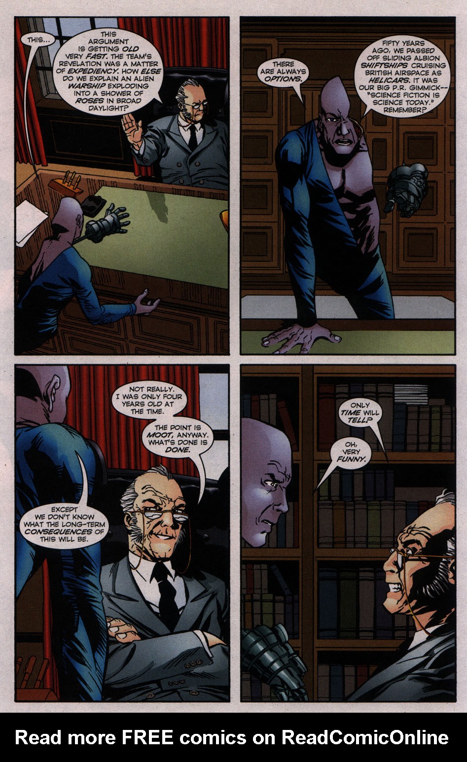 Read online The Establishment comic -  Issue #6 - 7