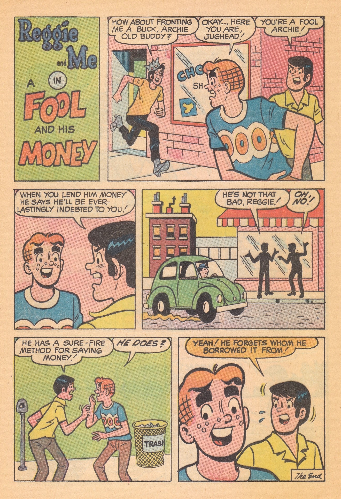Read online Reggie and Me (1966) comic -  Issue #38 - 16