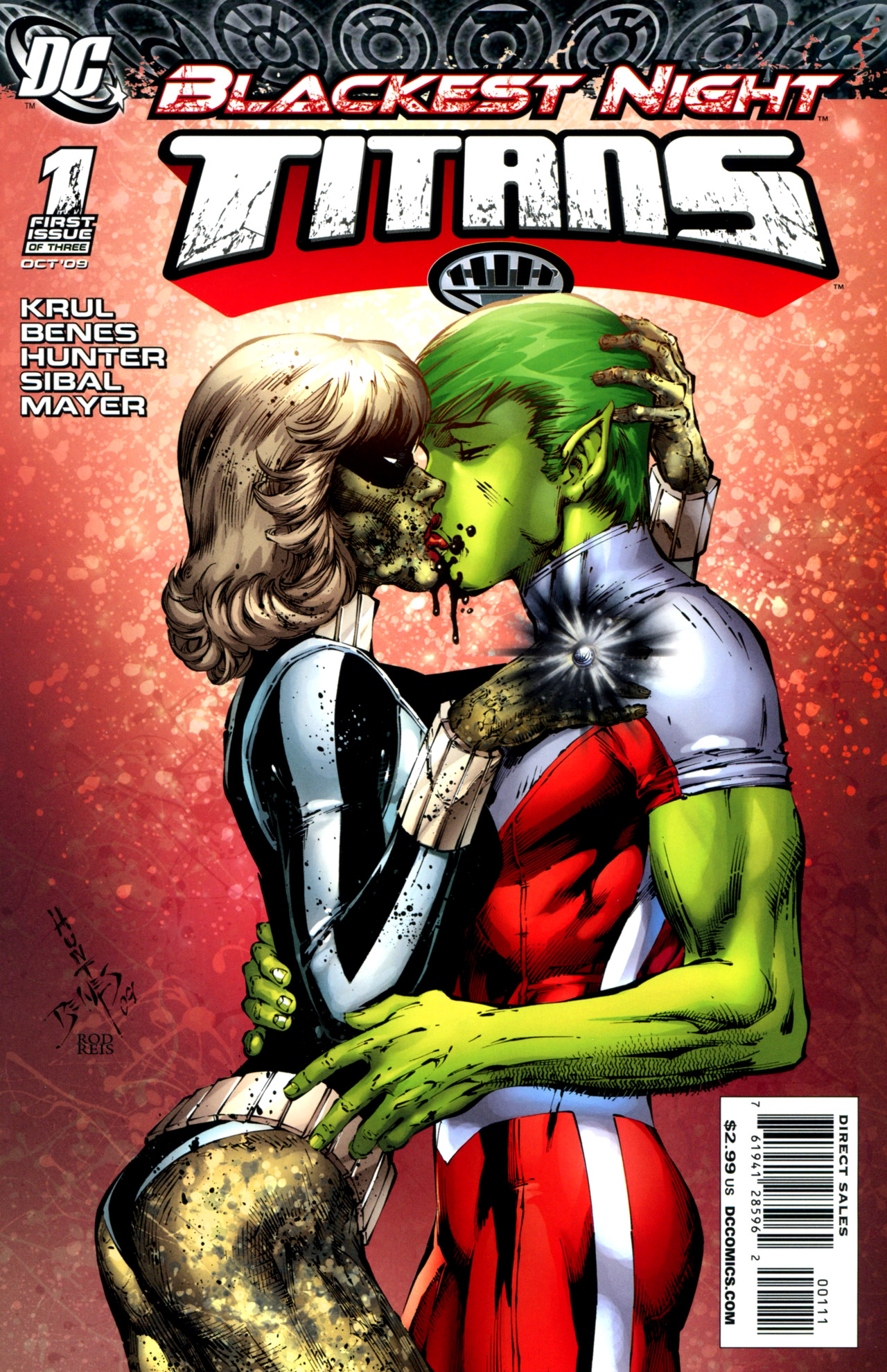 Read online Blackest Night: Titans comic -  Issue #1 - 1