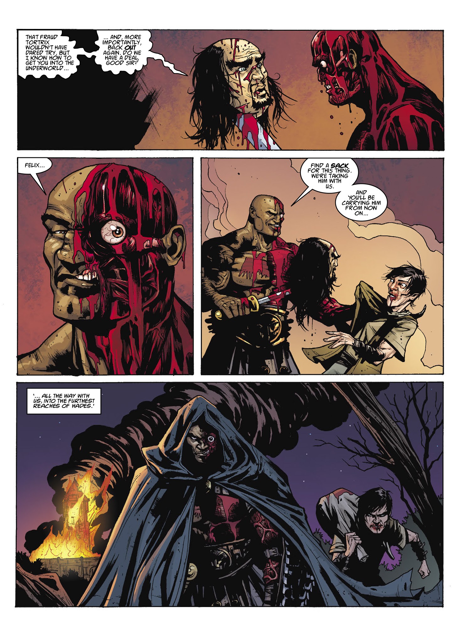 Read online Aquila: The Burning Fields comic -  Issue # TPB - 47