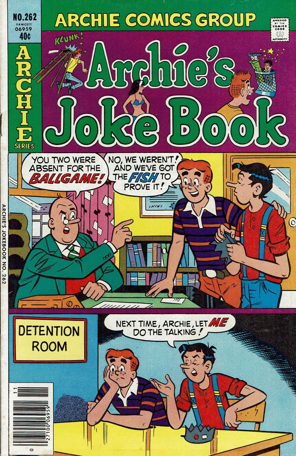 Read online Archie's Joke Book Magazine comic -  Issue #262 - 1