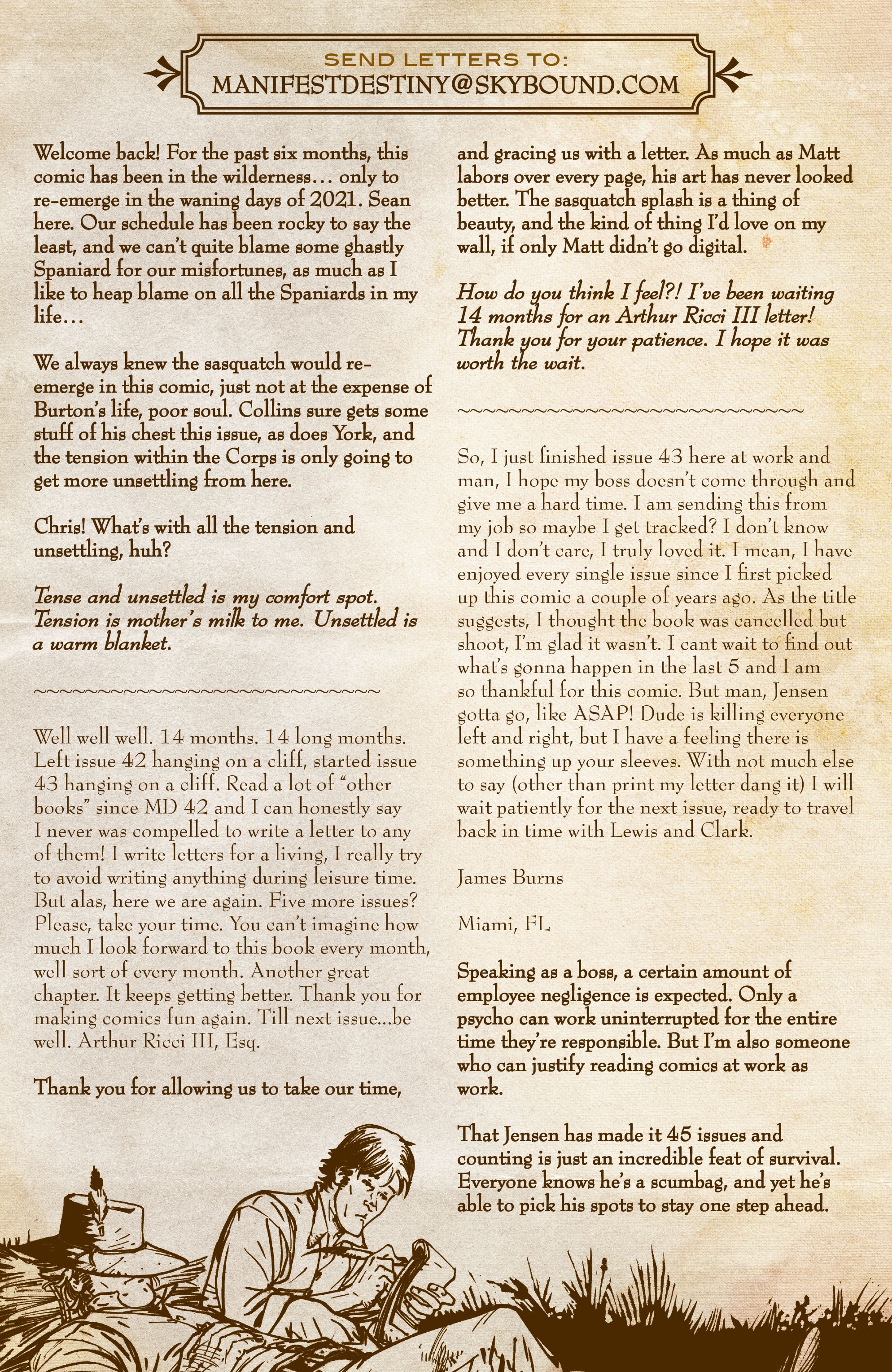 Read online Manifest Destiny comic -  Issue #45 - 23