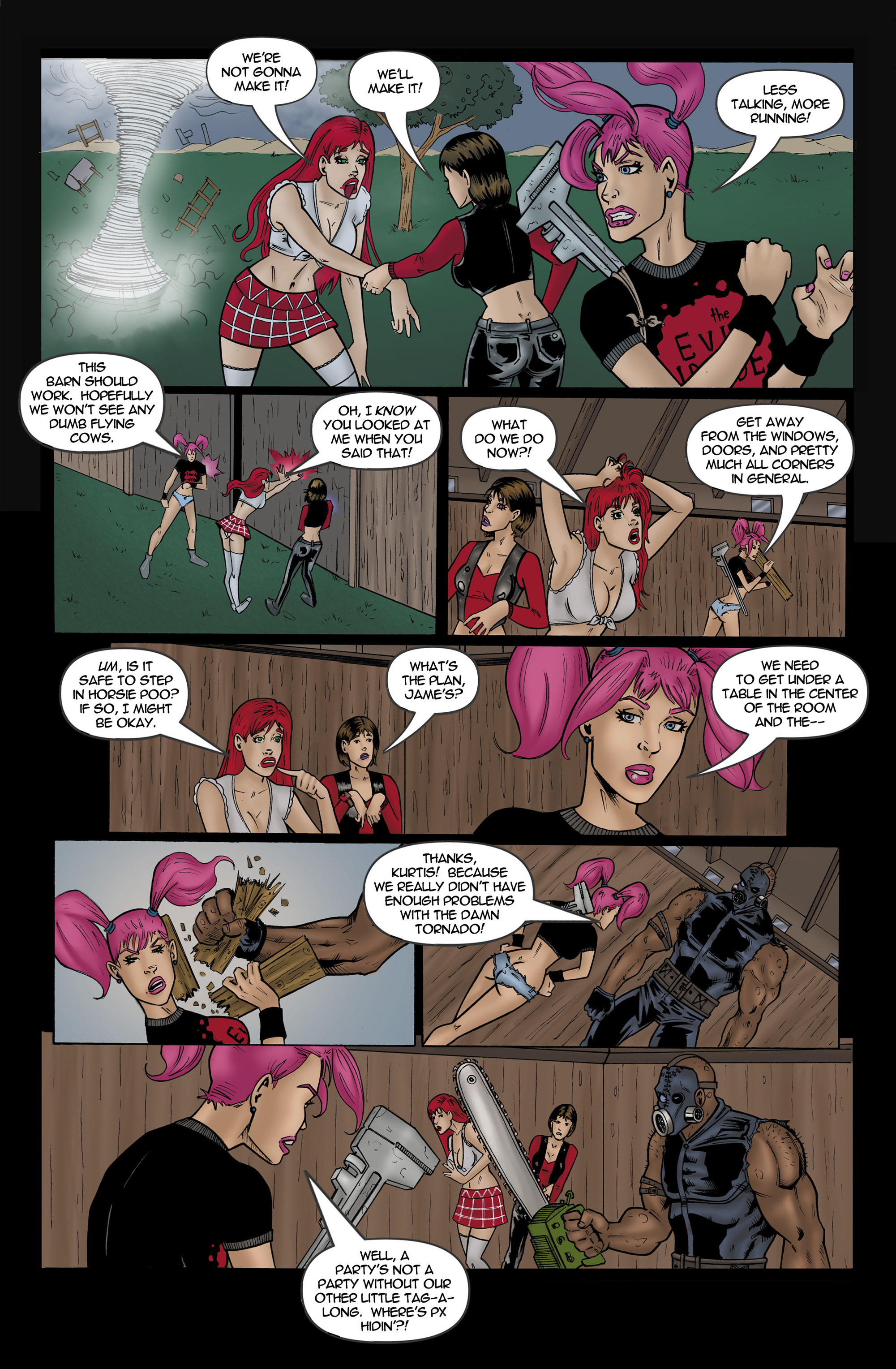 Read online Chaos Campus: Sorority Girls Vs. Zombies comic -  Issue #12 - 4