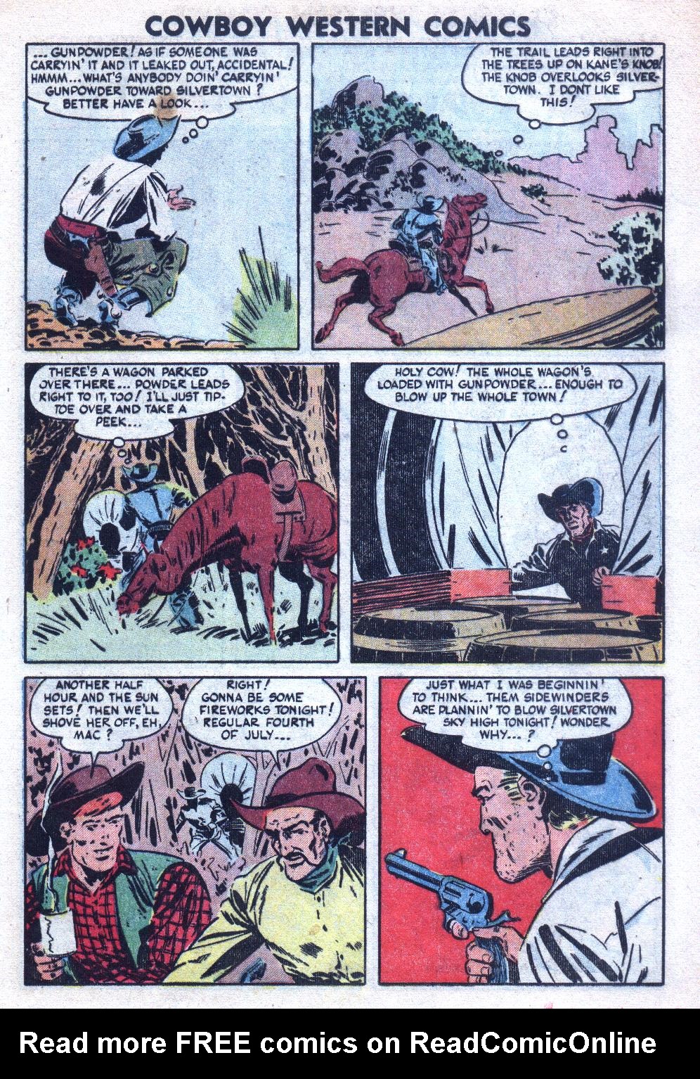 Read online Cowboy Western Comics (1953) comic -  Issue #46 - 21