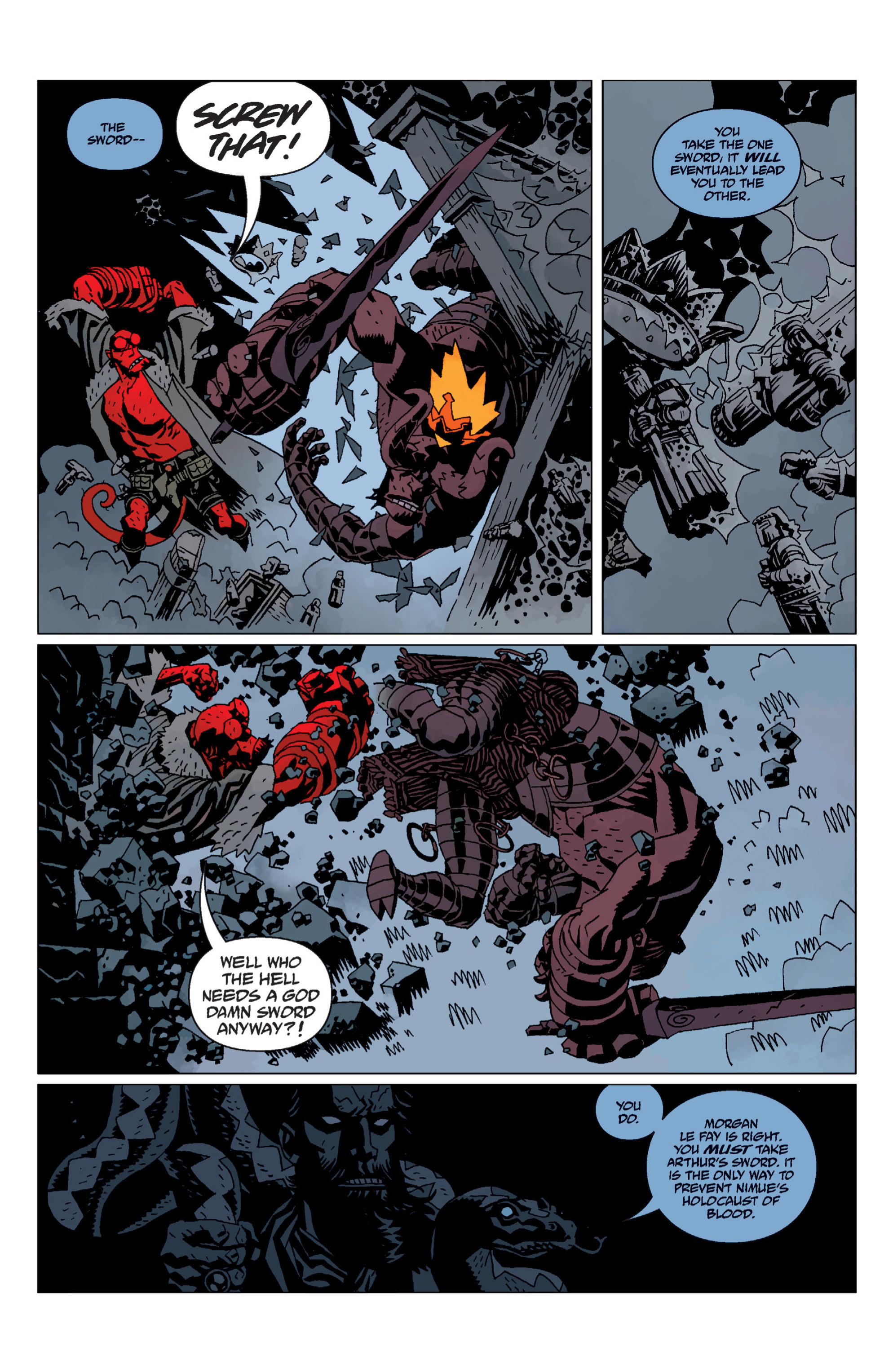 Read online Hellboy comic -  Issue #9 - 150