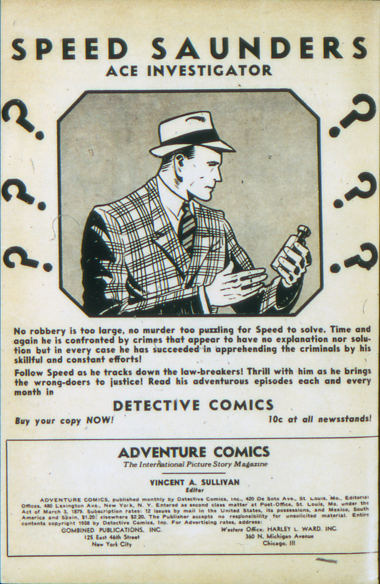 Read online Adventure Comics (1938) comic -  Issue #34 - 3