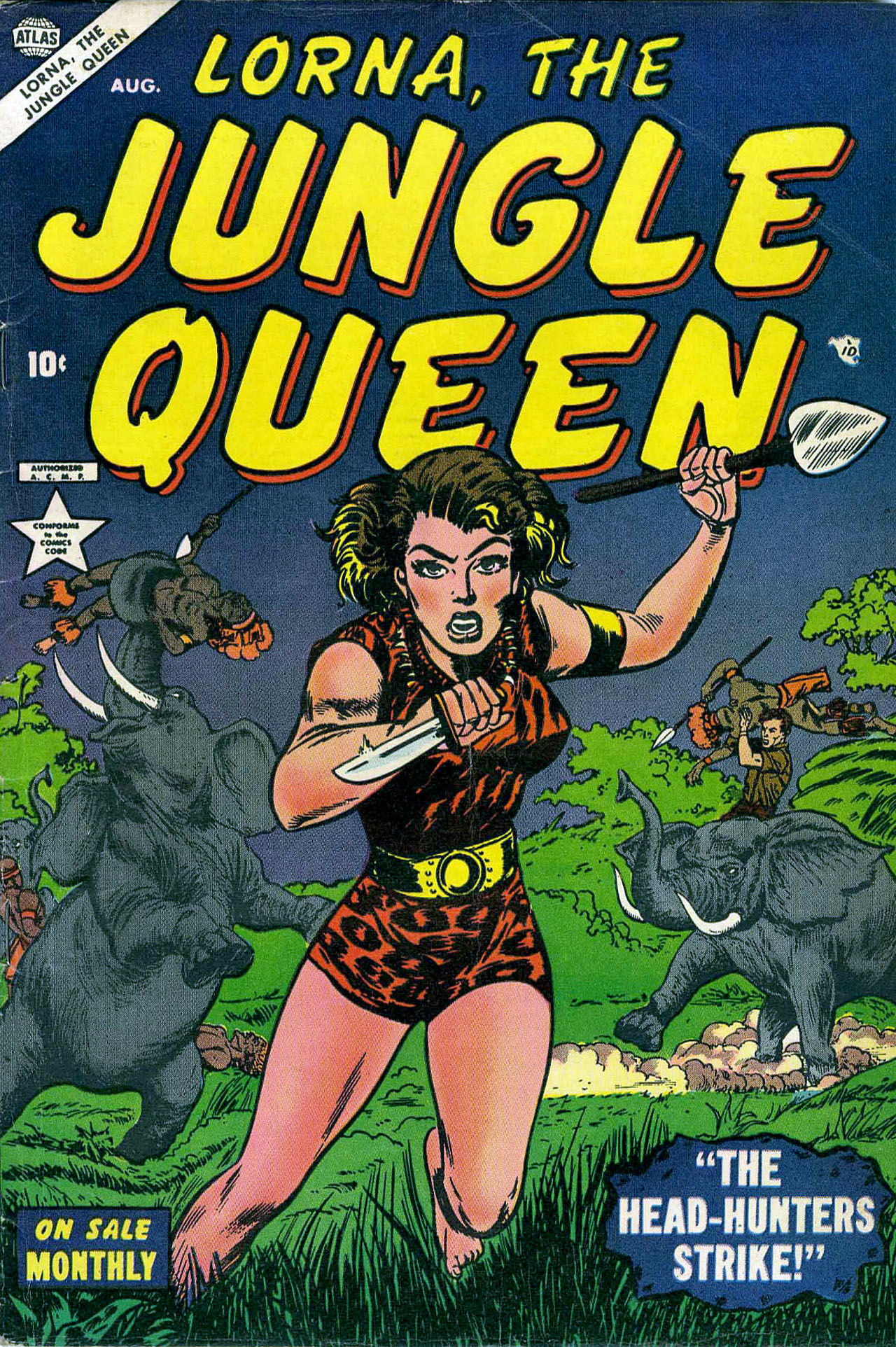 Read online Lorna, The Jungle Queen comic -  Issue #2 - 1