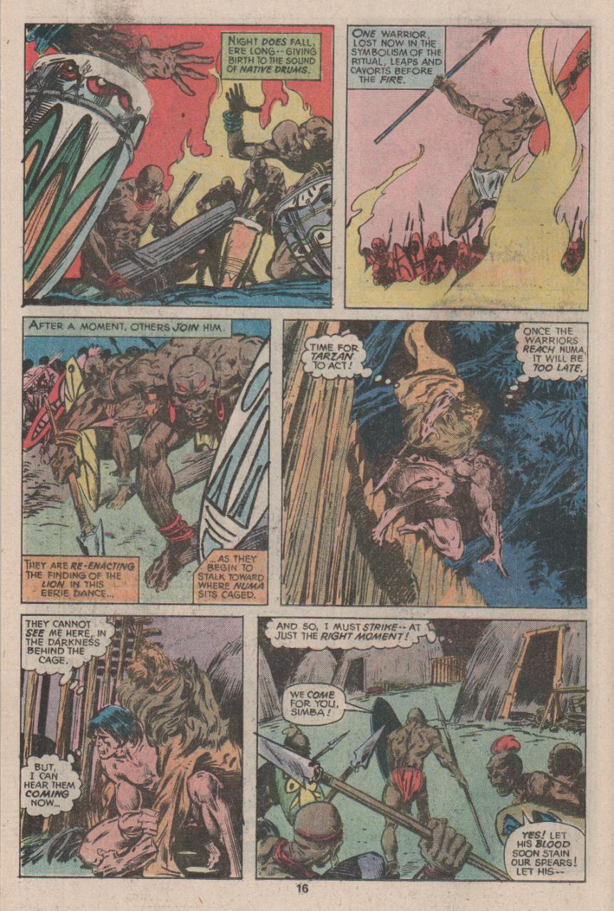 Read online Tarzan (1977) comic -  Issue #13 - 11