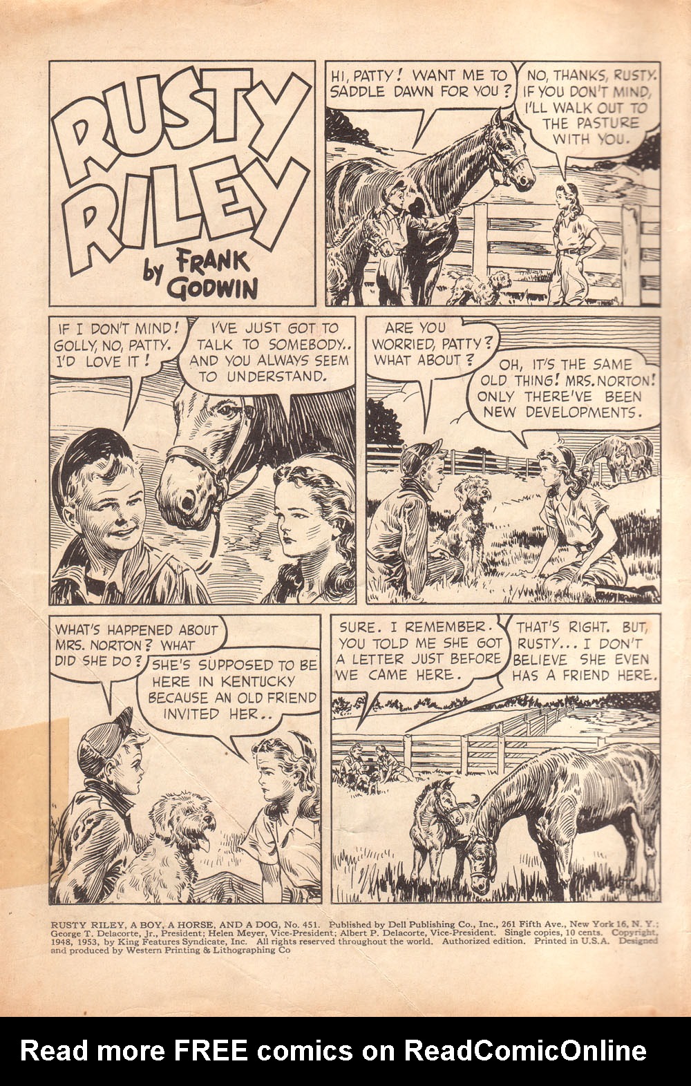 Read online Four Color Comics comic -  Issue #451 - 2