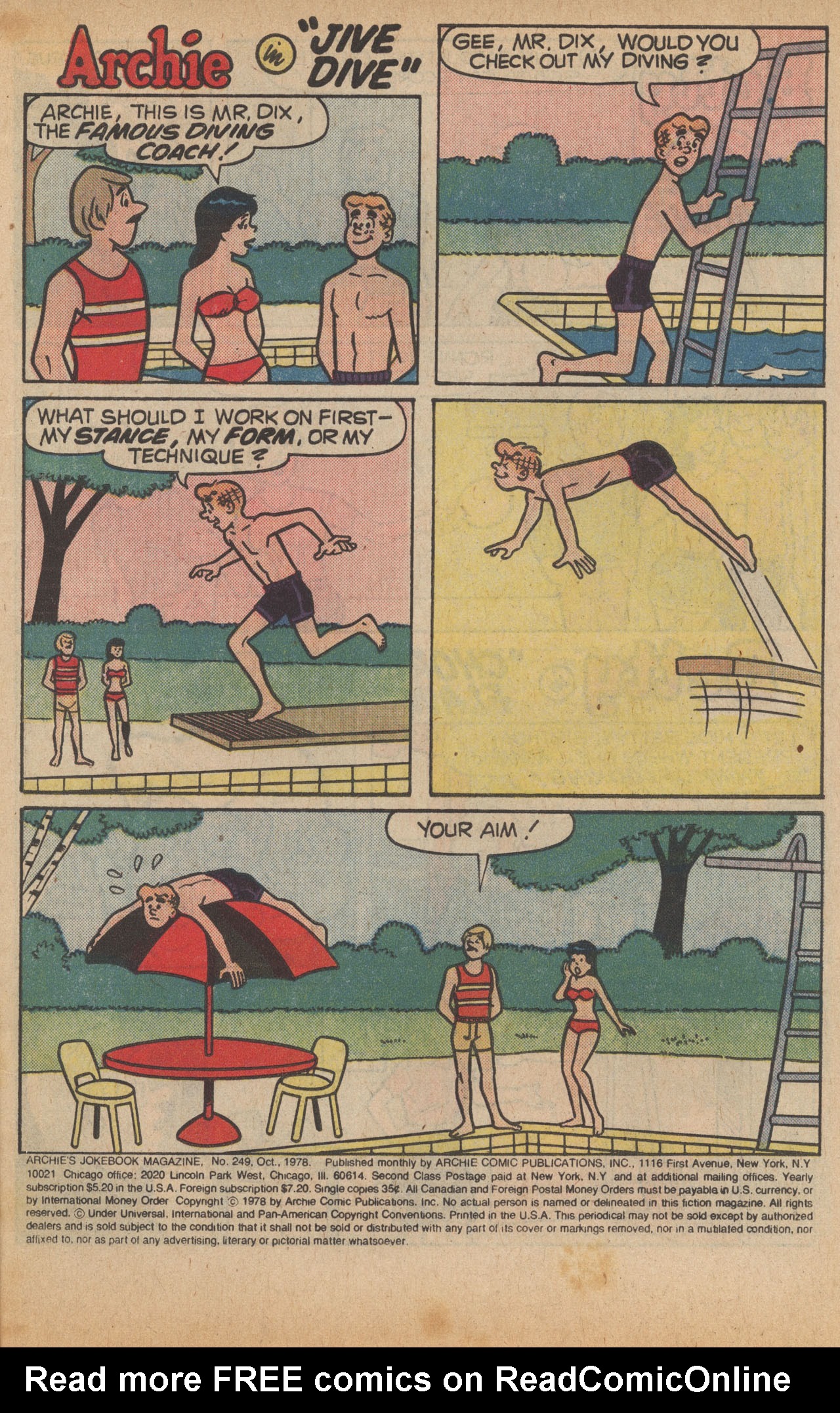 Read online Archie's Joke Book Magazine comic -  Issue #249 - 3