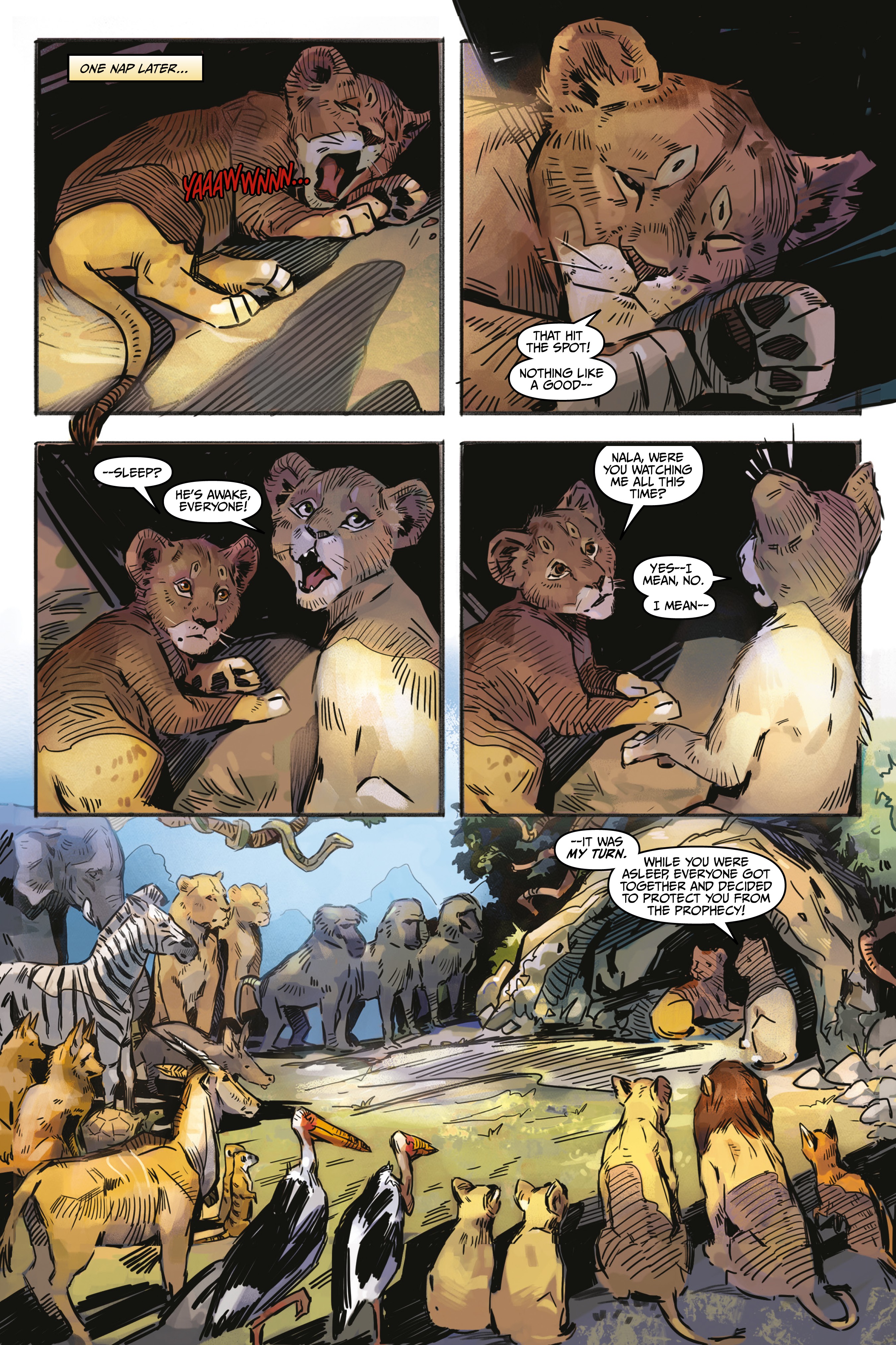 Read online Disney The Lion King: Wild Schemes and Catastrophes comic -  Issue # TPB - 57