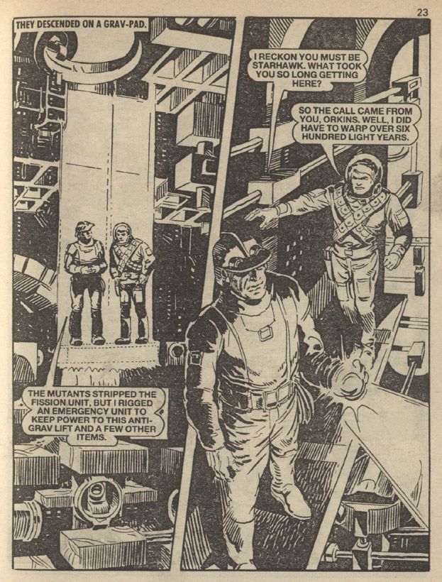 Read online Starblazer comic -  Issue #186 - 22