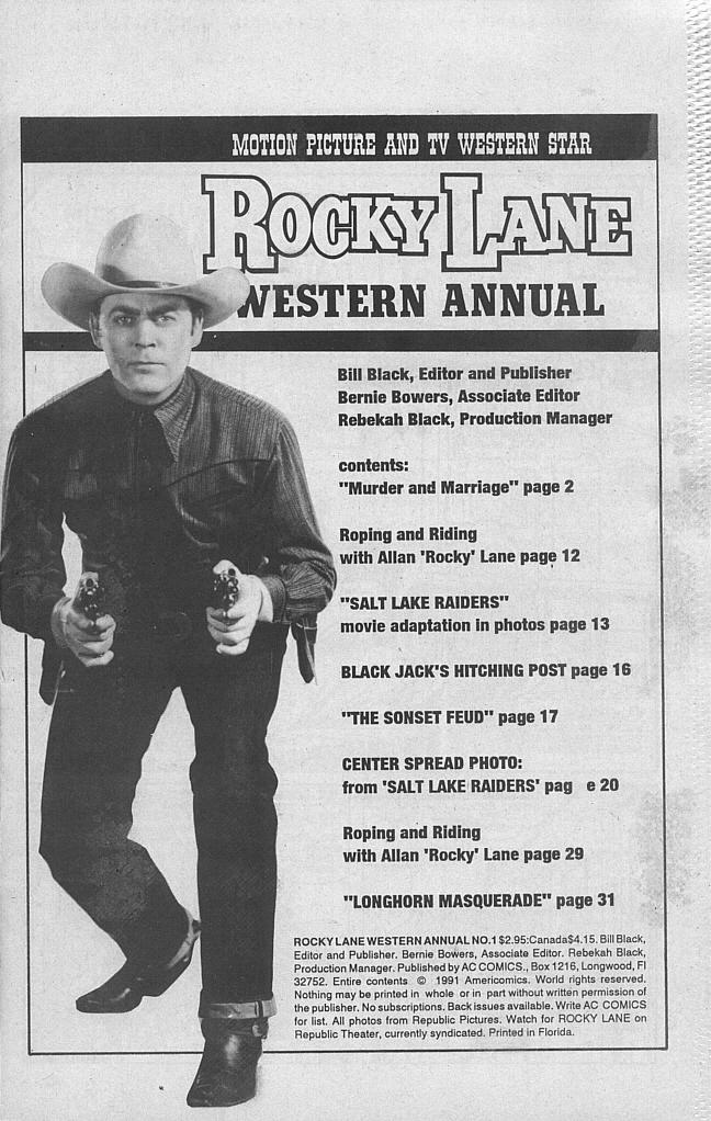 Read online Rocky Lane Western Annual comic -  Issue # Full - 3