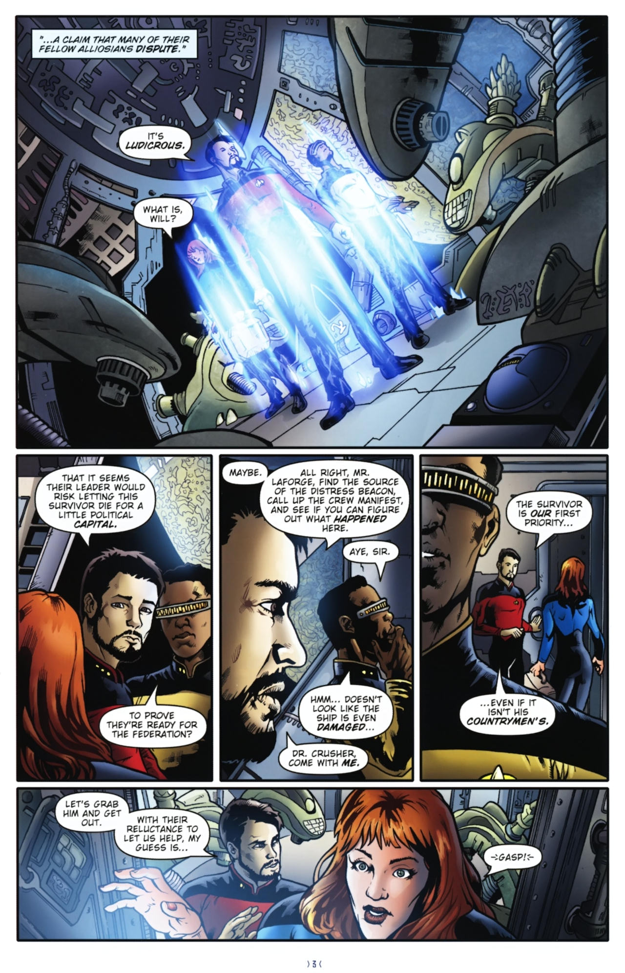 Read online Star Trek: The Next Generation: Ghosts comic -  Issue #1 - 5