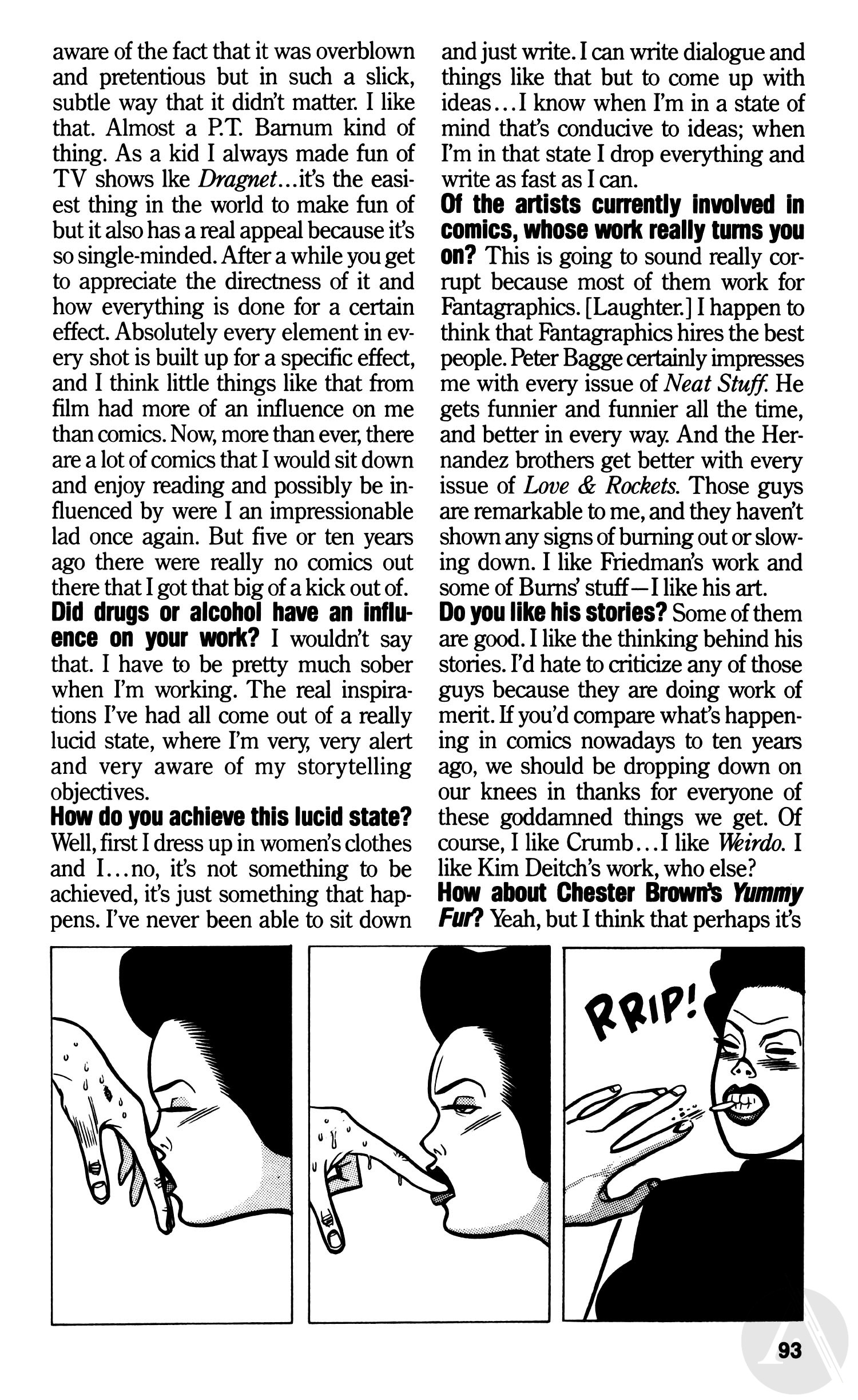 Read online Blab! comic -  Issue #4 - 86