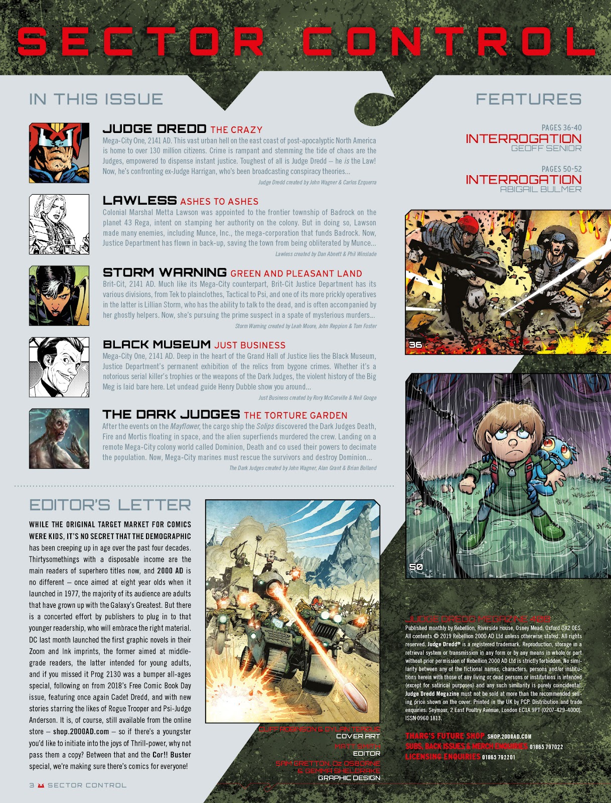 Judge Dredd Megazine (Vol. 5) issue 408 - Page 3