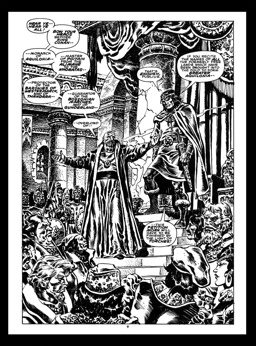 Read online The Savage Sword Of Conan comic -  Issue #214 - 10