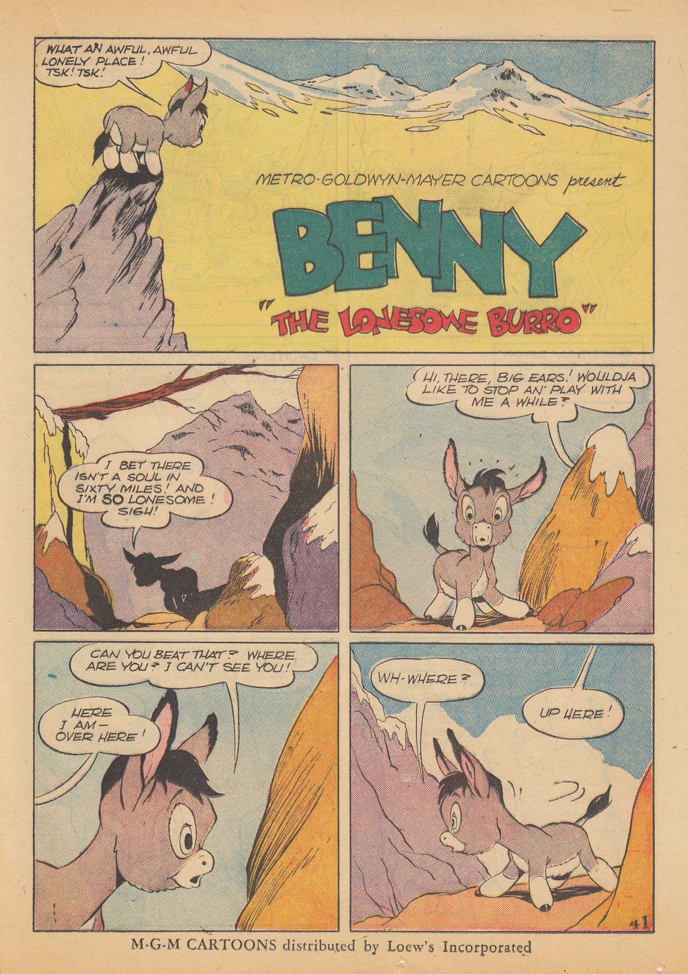 Read online Our Gang Comics comic -  Issue #9 - 43