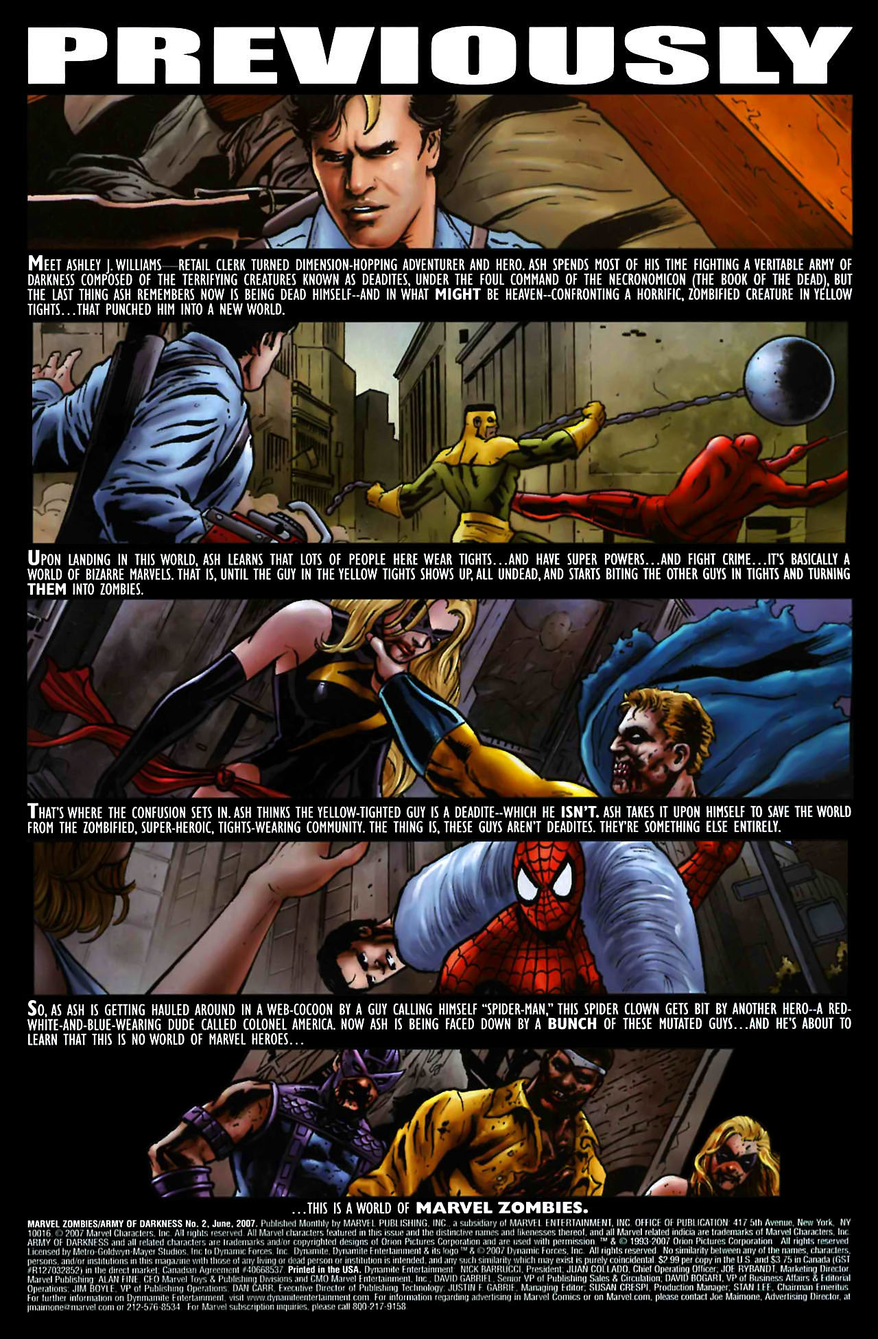 Read online Marvel Zombies/Army of Darkness comic -  Issue #2 - 2