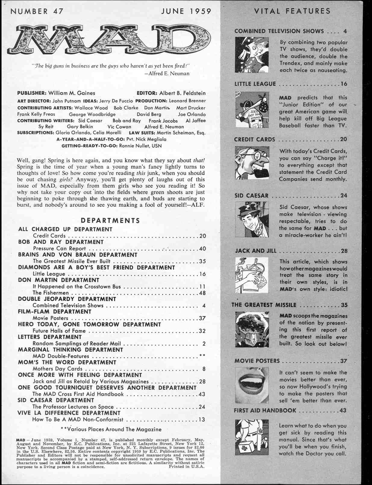 Read online MAD comic -  Issue #47 - 3