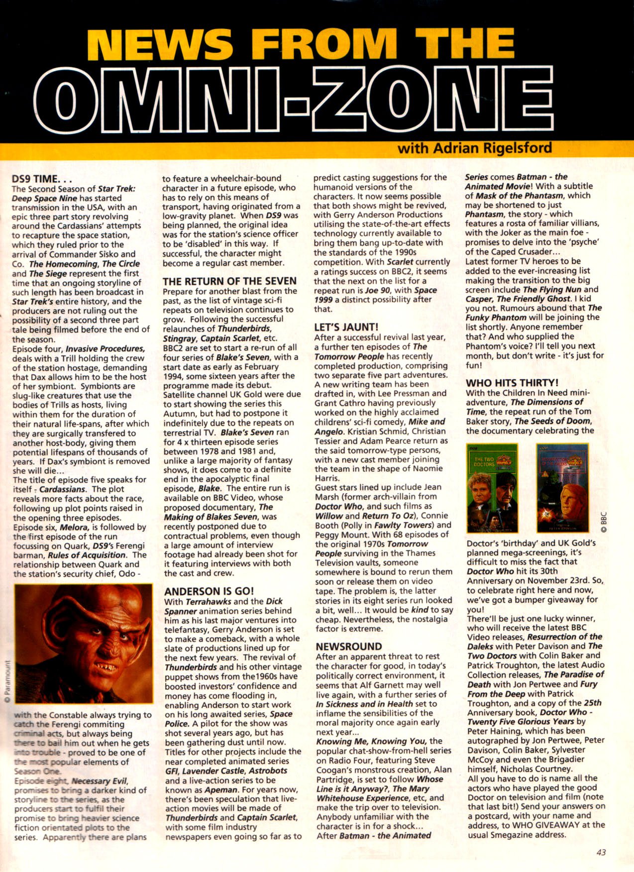 Read online Red Dwarf Smegazine (1993) comic -  Issue #8 - 43