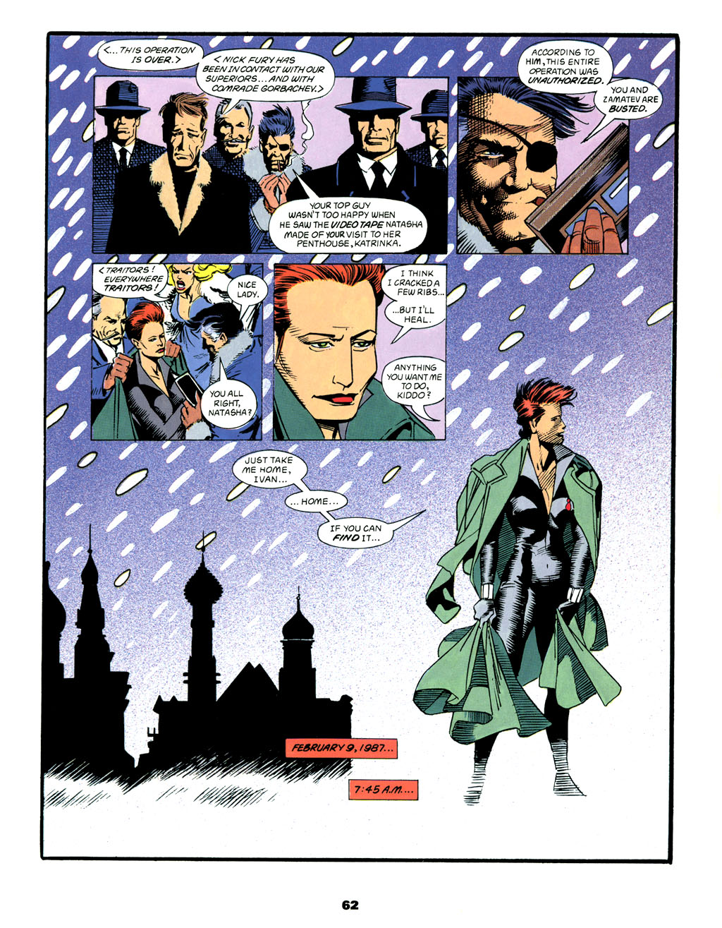 Read online Marvel Graphic Novel comic -  Issue #61 - Black Widow - The Coldest War - 63