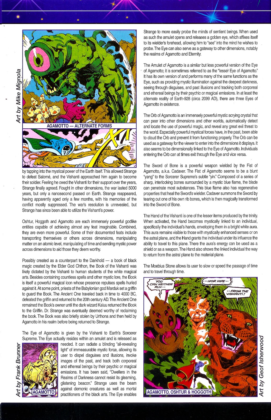 Official Handbook of the Marvel Universe: Mystic Arcana - The Book of Marvel Magic issue Full - Page 58