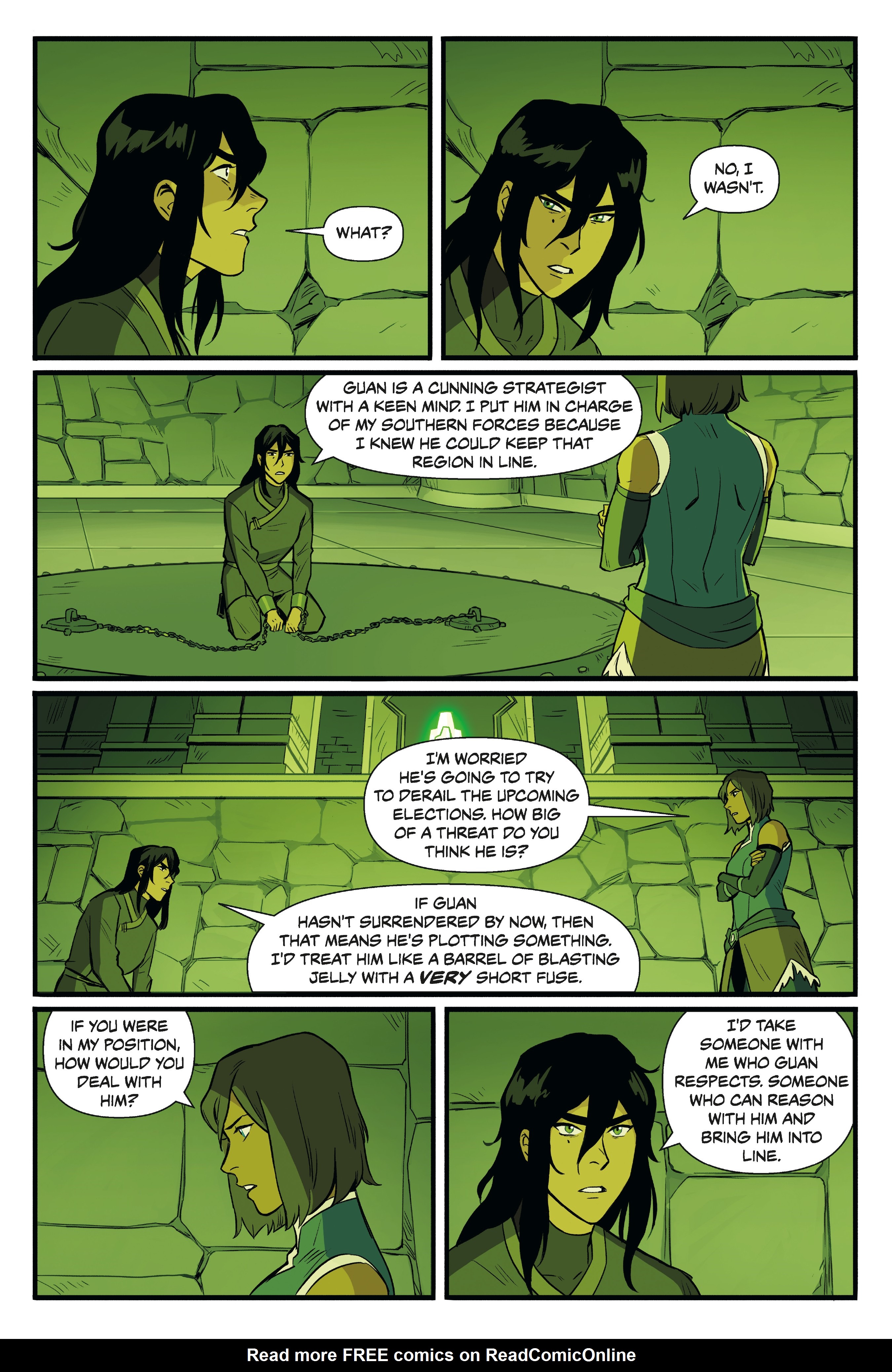 Read online Nickelodeon The Legend of Korra: Ruins of the Empire comic -  Issue # TPB 1 - 36