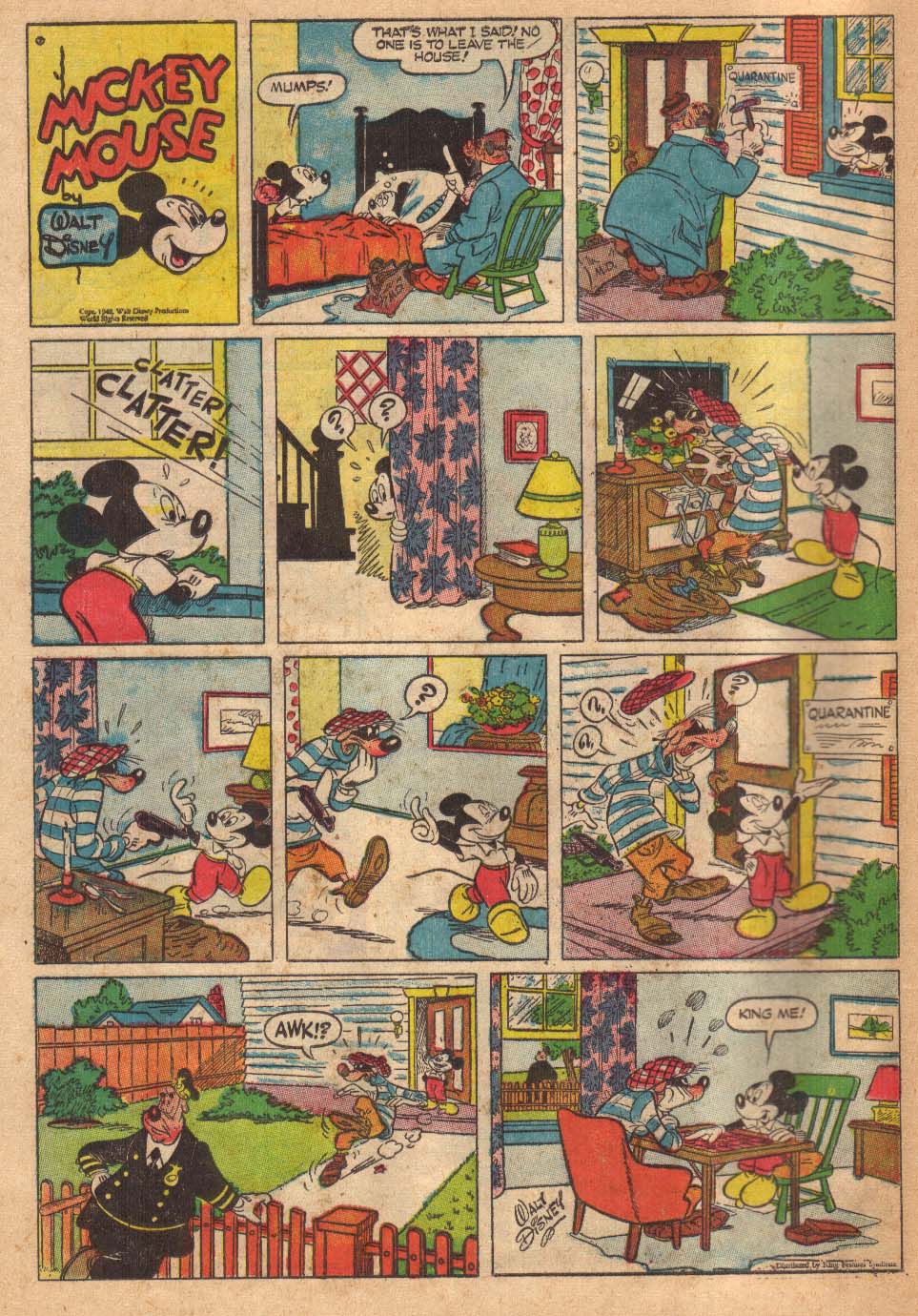 Read online Walt Disney's Comics and Stories comic -  Issue #134 - 30