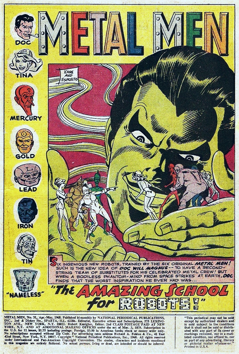 Metal Men (1963) Issue #31 #31 - English 3