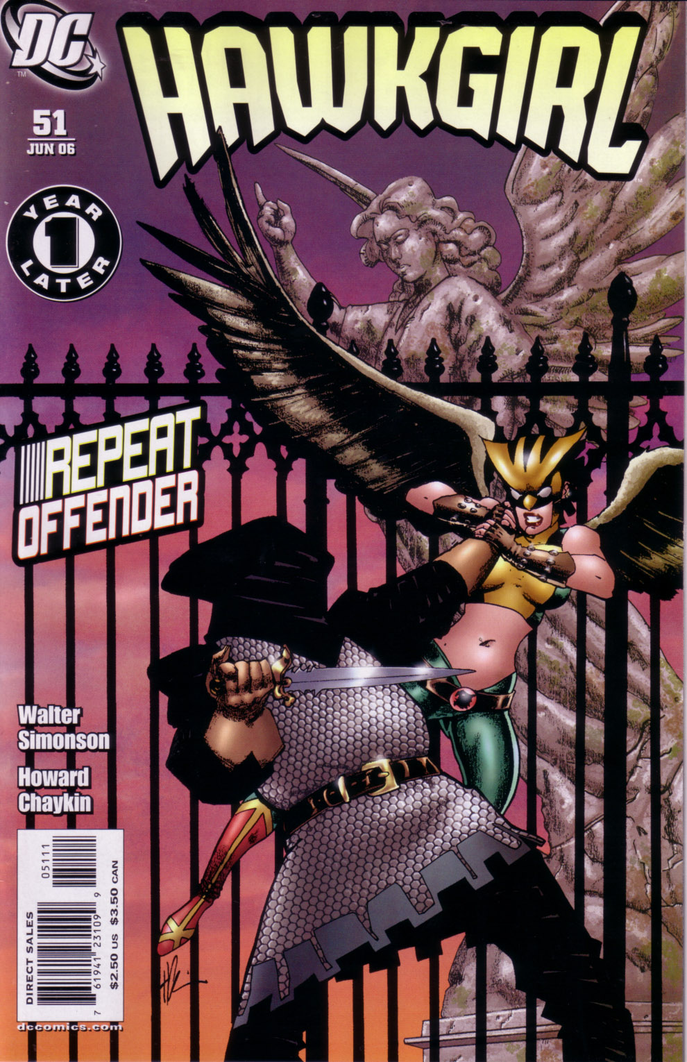 Read online Hawkgirl comic -  Issue #51 - 1