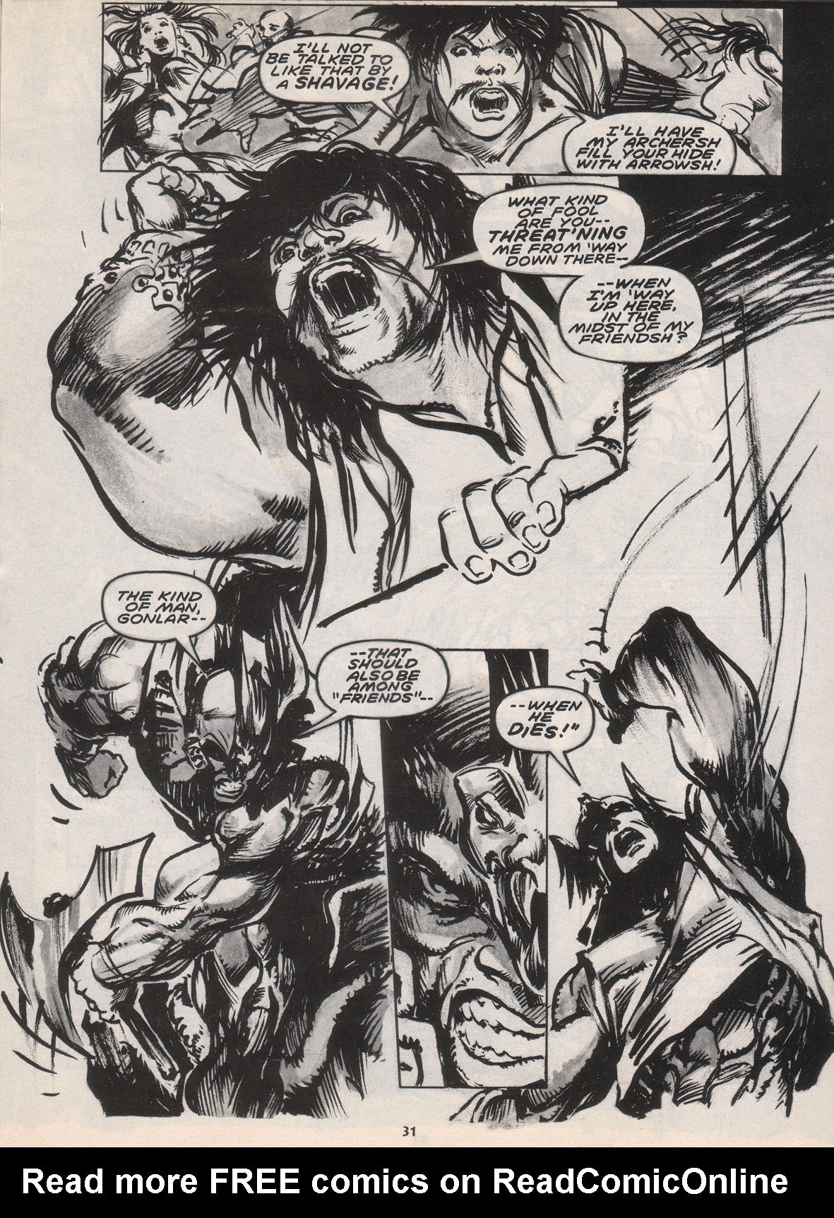 Read online The Savage Sword Of Conan comic -  Issue #222 - 32