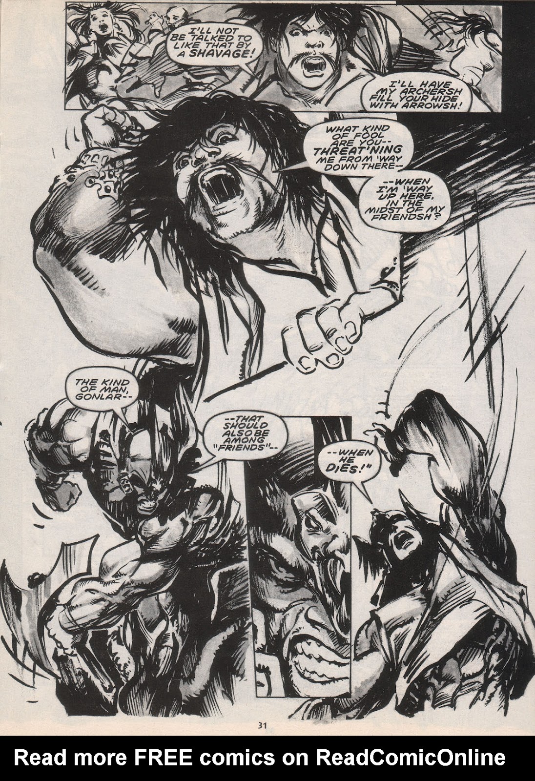 The Savage Sword Of Conan issue 222 - Page 32