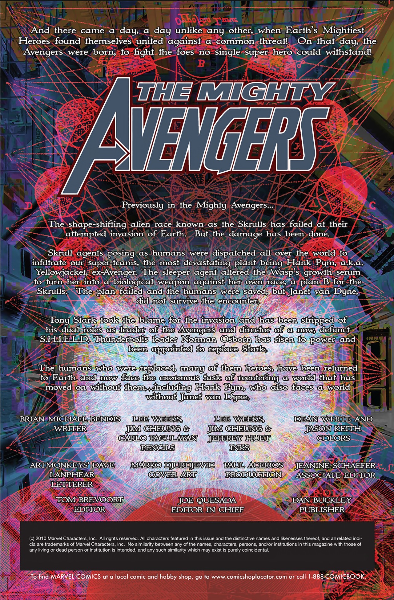 Read online The Mighty Avengers comic -  Issue #20 - 2