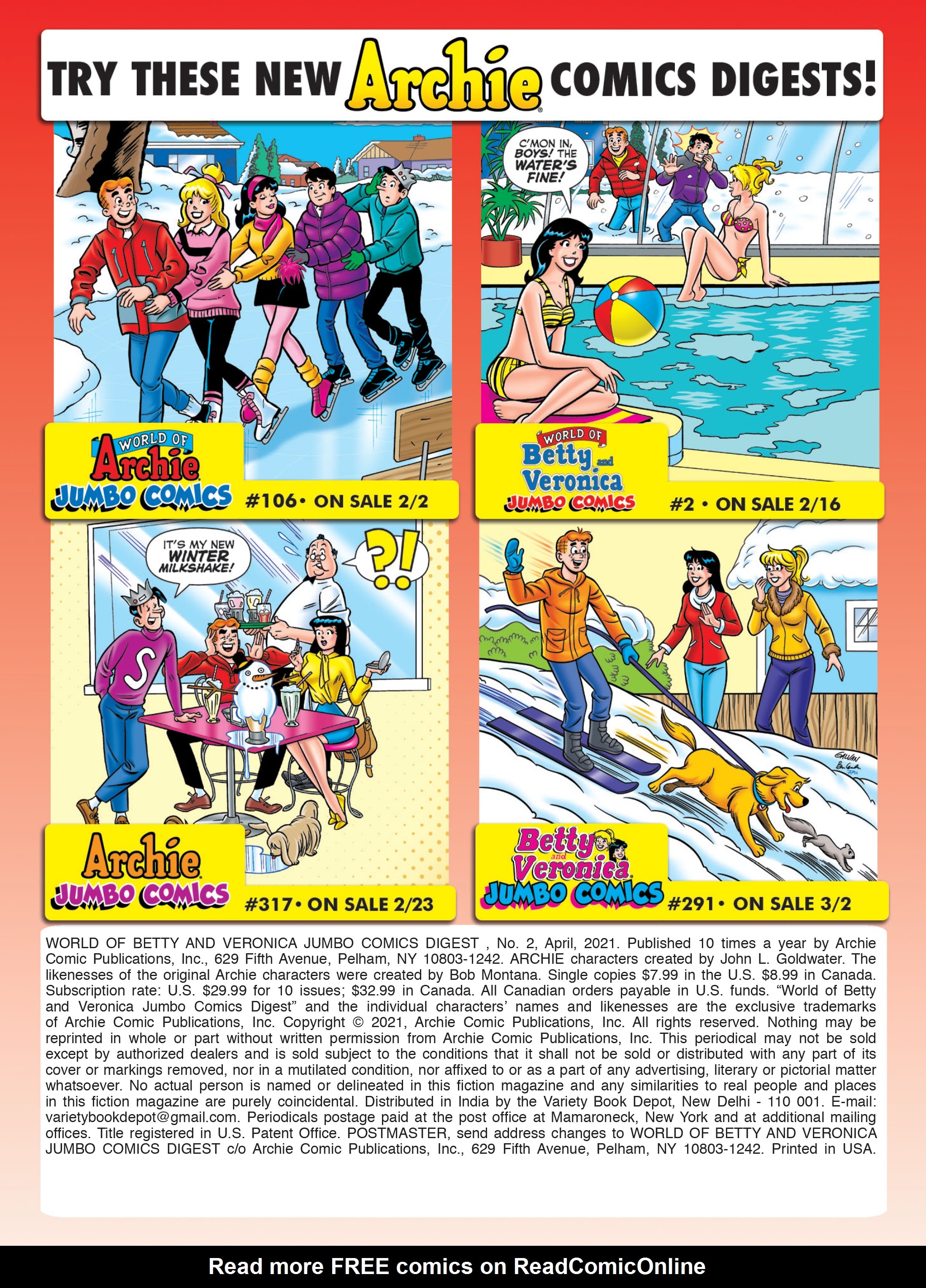 Read online World of Betty & Veronica Digest comic -  Issue #2 - 180