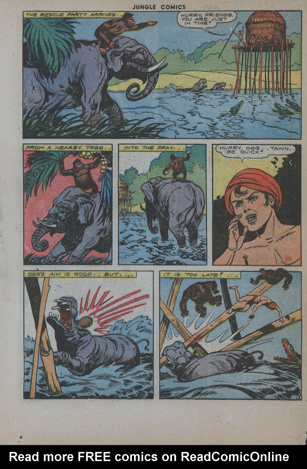 Read online Jungle Comics comic -  Issue #48 - 33