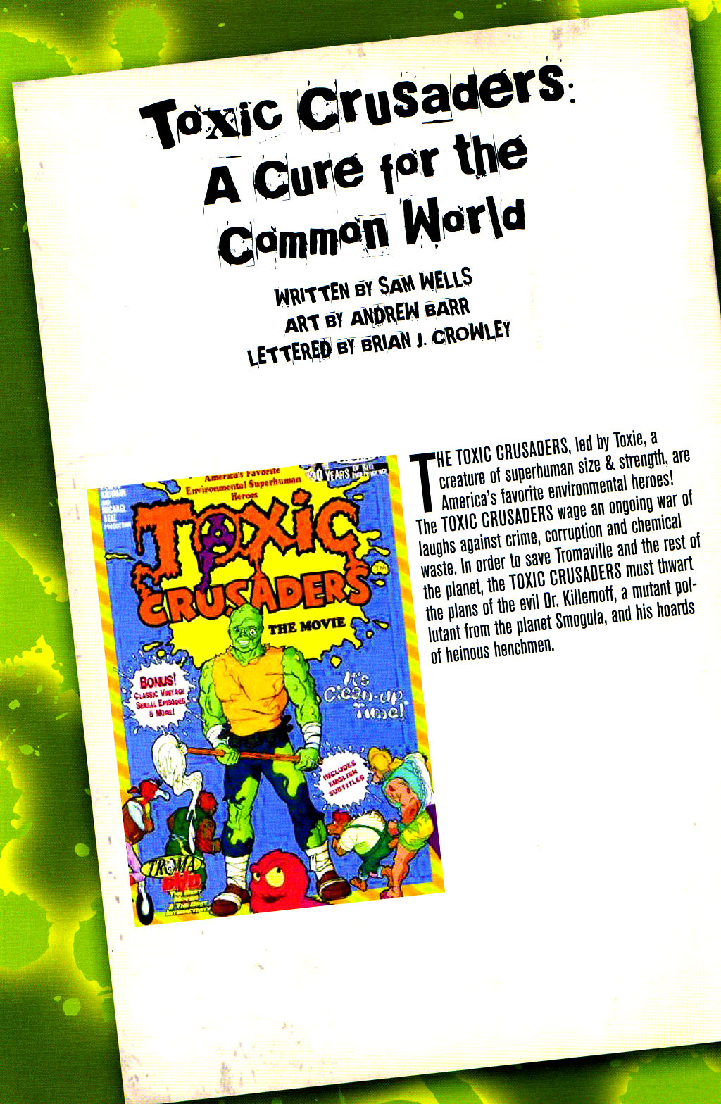 Read online Lloyd Kaufman Presents: The Toxic Avenger and Other Tromatic Tales comic -  Issue # TPB (Part 1) - 62