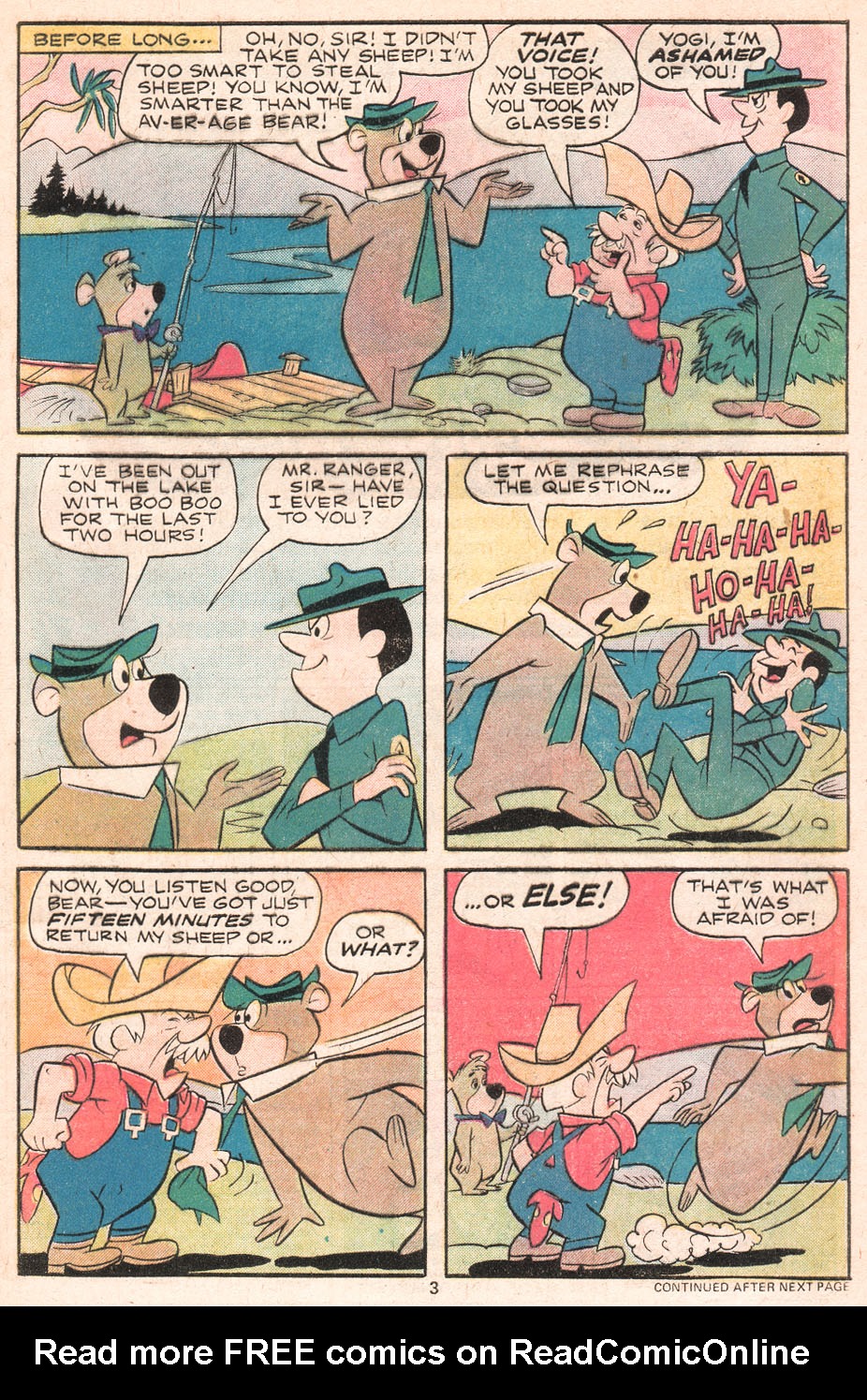 Read online Yogi Bear comic -  Issue #4 - 5