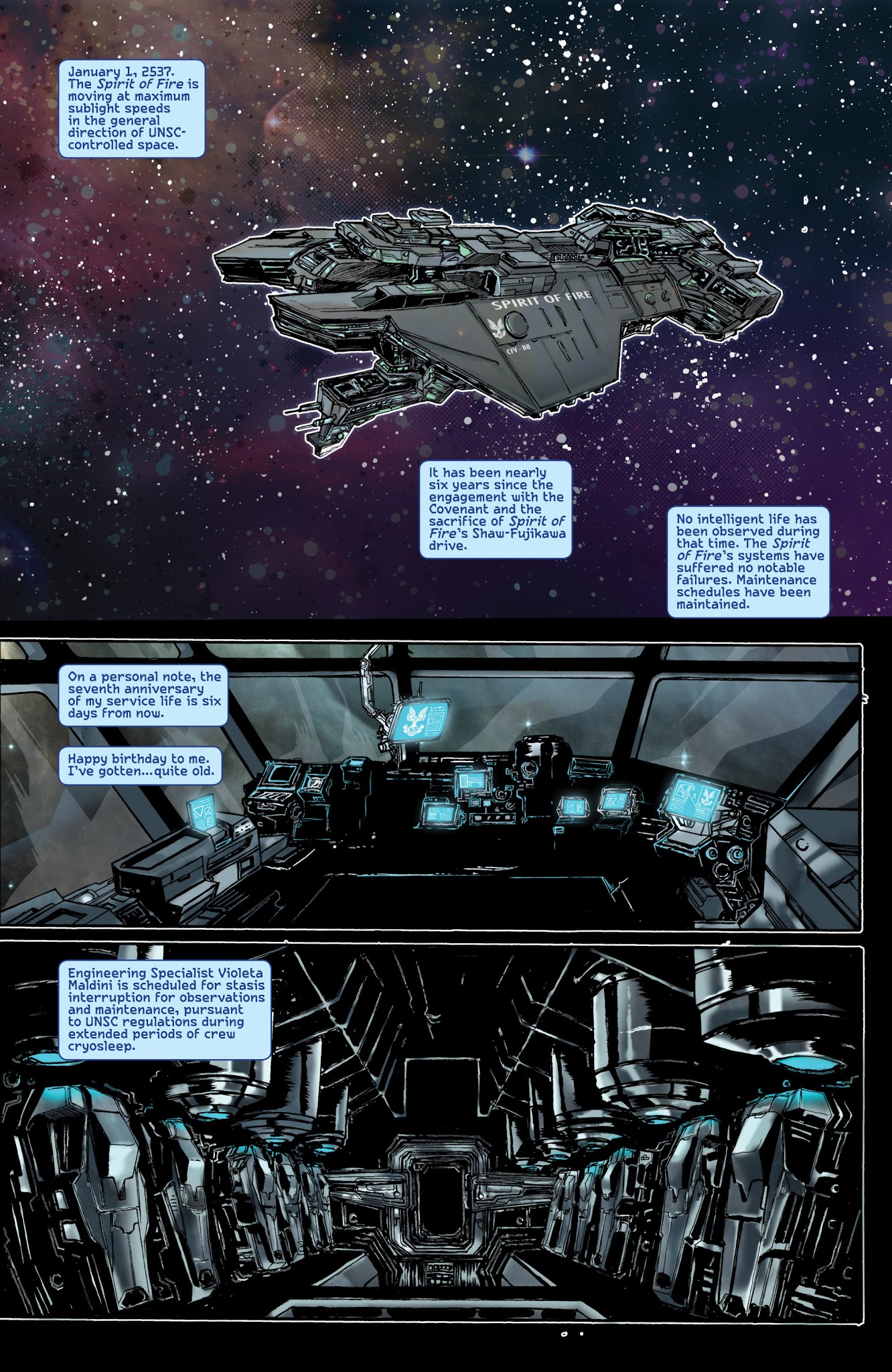 Read online Halo: Tales from the Slipspace comic -  Issue # TPB - 7