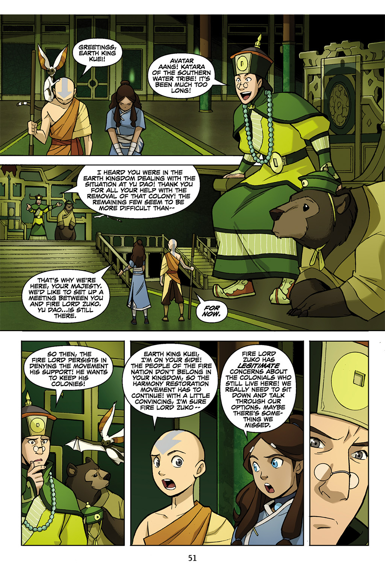 Read online Nickelodeon Avatar: The Last Airbender - The Promise comic -  Issue # Part 2 - 52