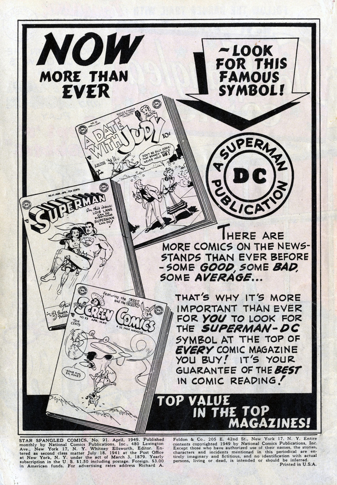 Read online Star Spangled Comics comic -  Issue #91 - 2