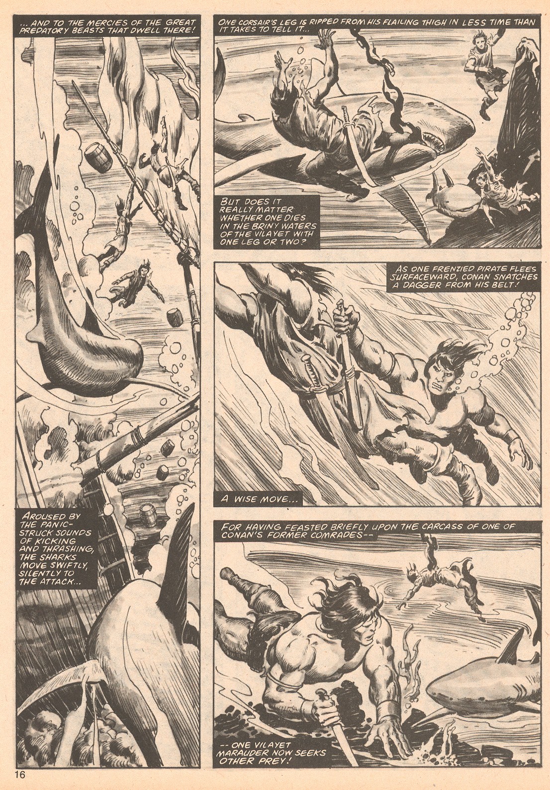 Read online The Savage Sword Of Conan comic -  Issue #62 - 16