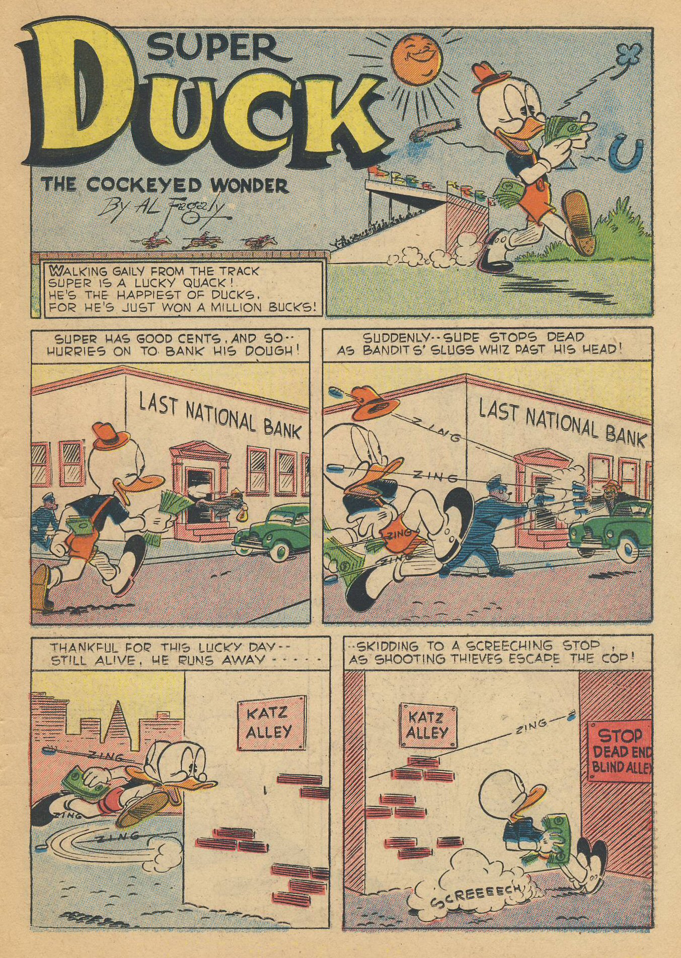 Read online Super Duck Comics comic -  Issue #28 - 33
