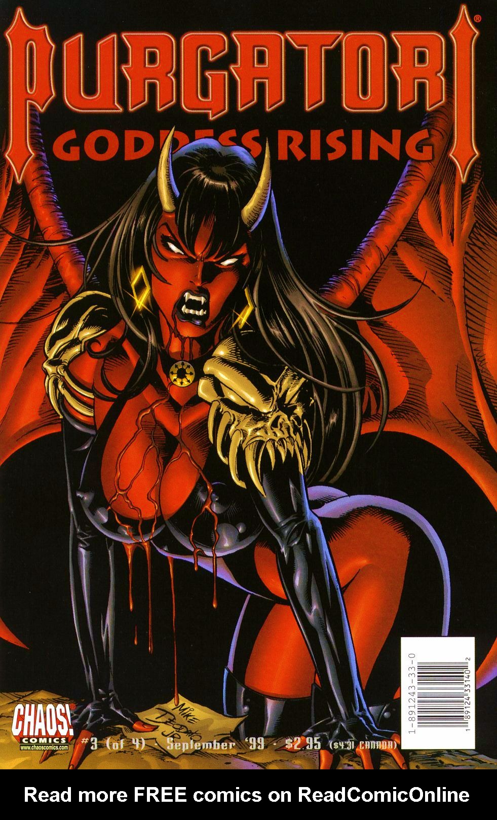 Read online Purgatori: Goddess Rising comic -  Issue #3 - 1