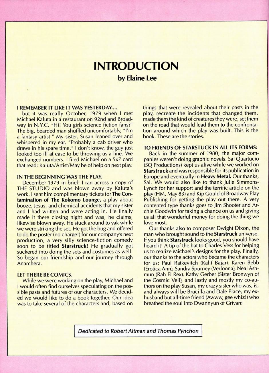 Read online Marvel Graphic Novel comic -  Issue #13 - Starstruck - 3