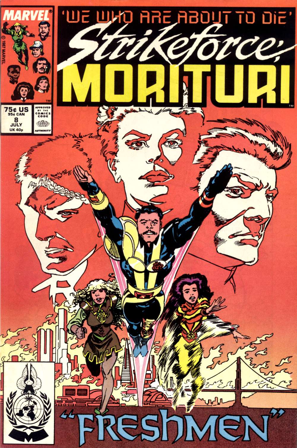 Read online Strikeforce: Morituri comic -  Issue #8 - 1