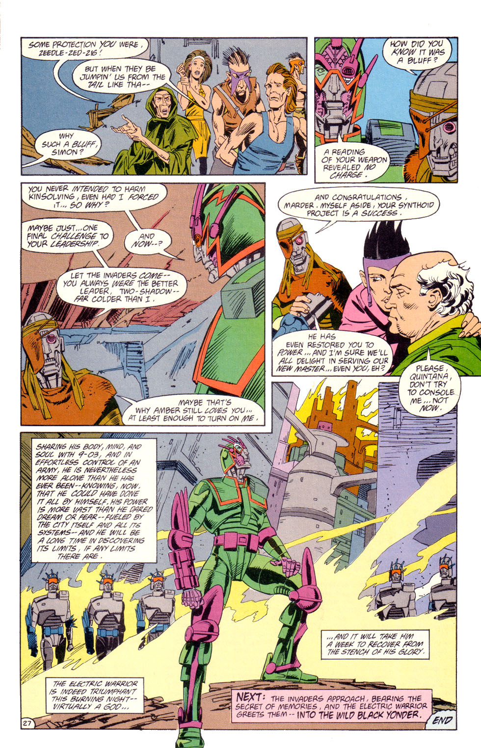 Read online Electric Warrior comic -  Issue #14 - 29